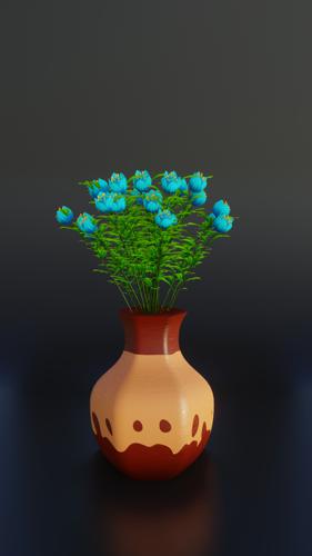 Vase with Flowers with Geometry Nodes preview image